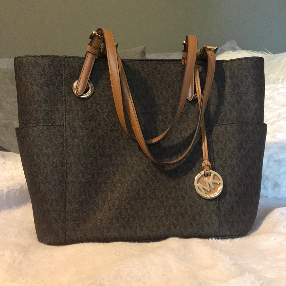 Brand New Brown Michael Kors Signature Tote
